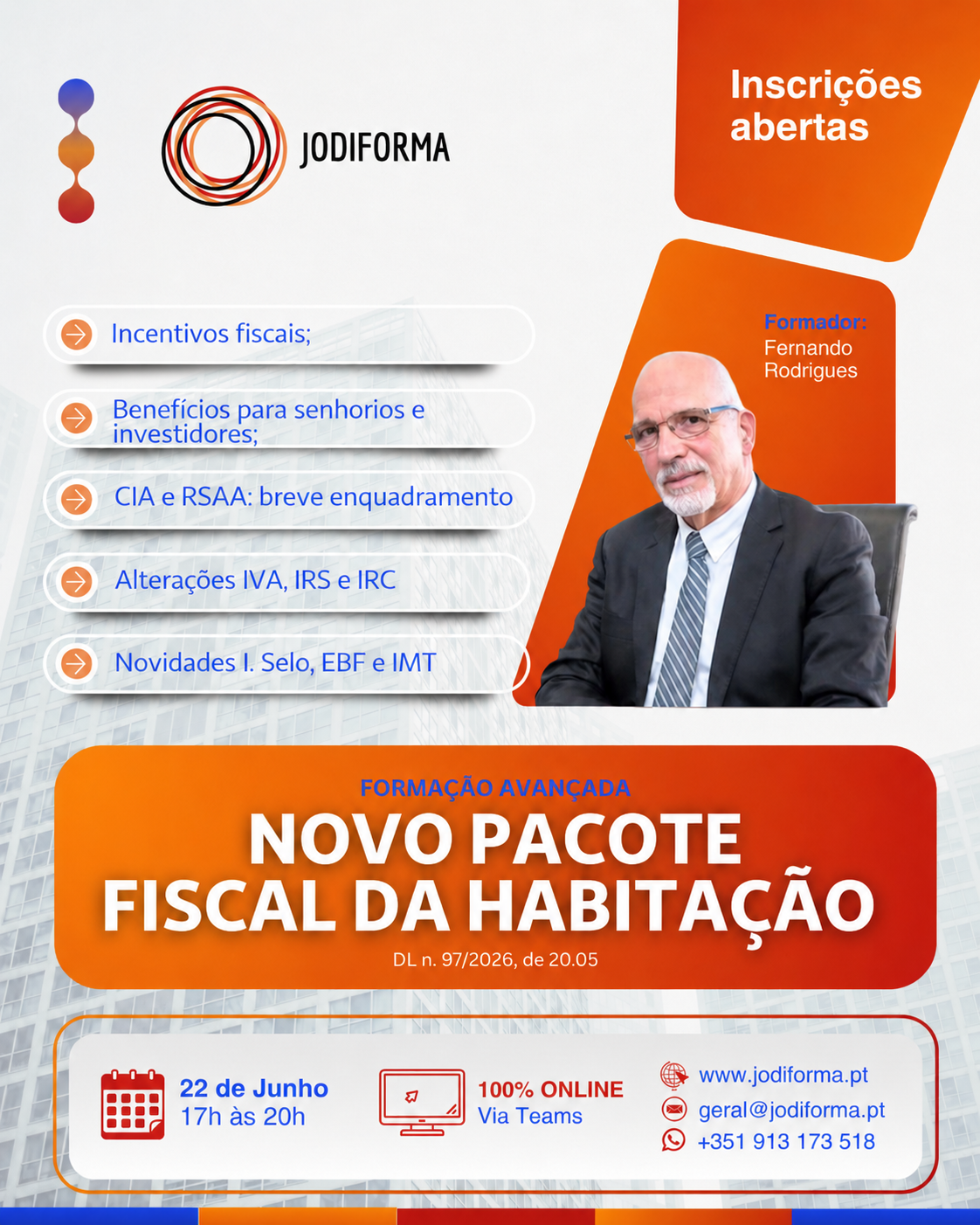 Formação 1 Fiscal - Novo Pacote Fiscal da Habitação